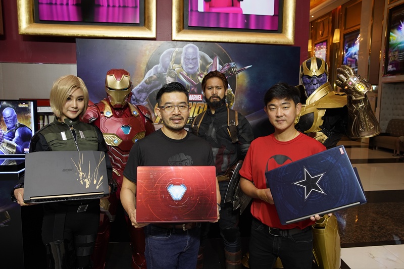 เอเซอร์จับมือมาร์เวล จับ 3 คาแร็คเตอร์เด็ดจาก Avengers: Infinity War เปิดตัว Acer - Marvel's Avengers Infinity War Limited Edition