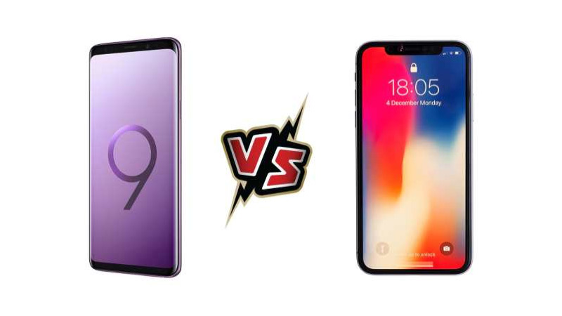 Samsung Galaxy S9 vs iPhone X