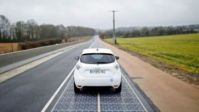 Solar Cell Road in France