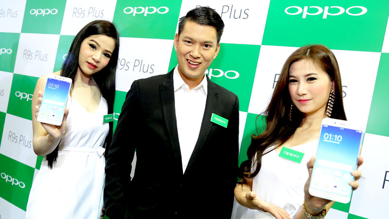 Oppo R9s Plus นายชานนท์ จิรายุกุล ผู้บริหารสูงสุดฝ่ายขาย บริษัท ไทย ออปโป้ จํากัด