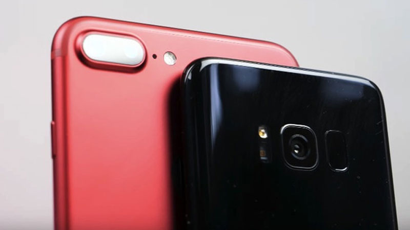 Samsung Galaxy S8 vs iPhone 7+ เปรียบเทียบกล้อง