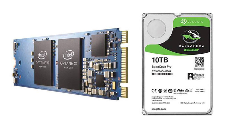 SEAGATE BarraCuda จับคู่ Intel Optane Memory